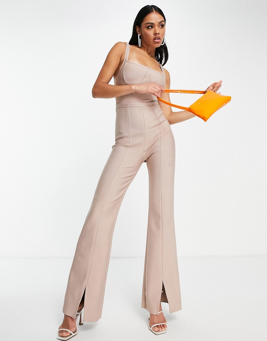Ivory Jumpsuit for Women by Asos GOOFASH