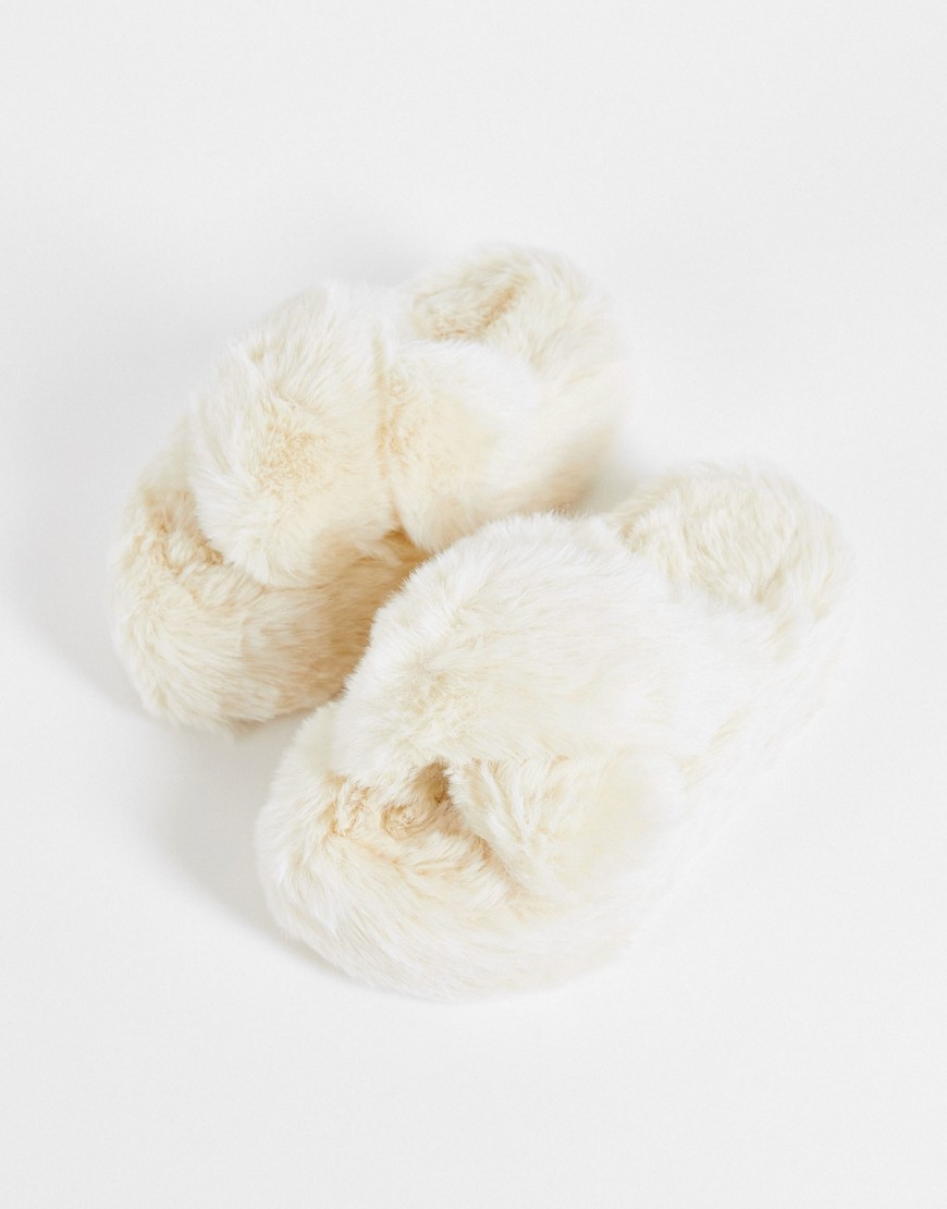Ivory Slippers Loungeable Ladies - Asos GOOFASH