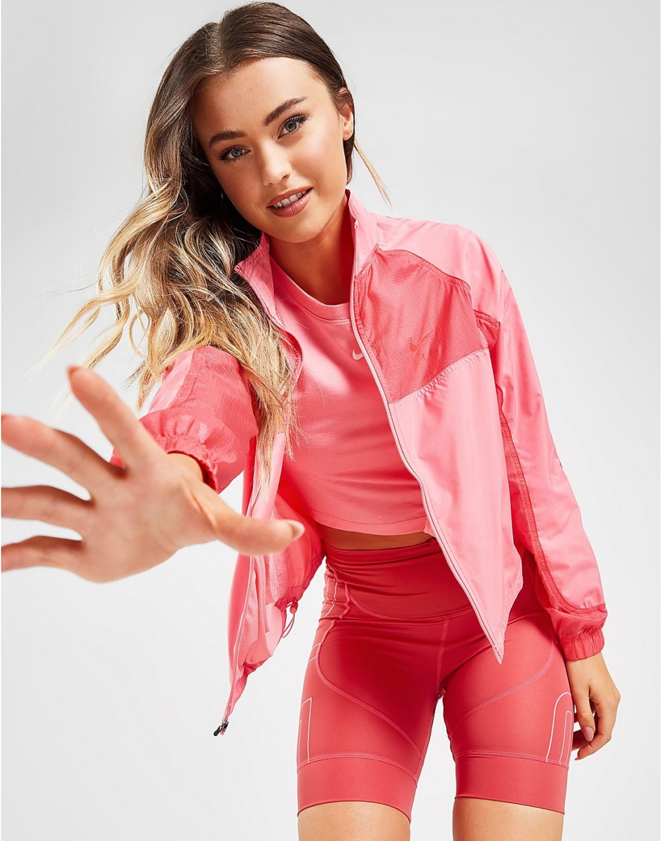 JD Sports - Ladies Jacket in Pink by Nike GOOFASH
