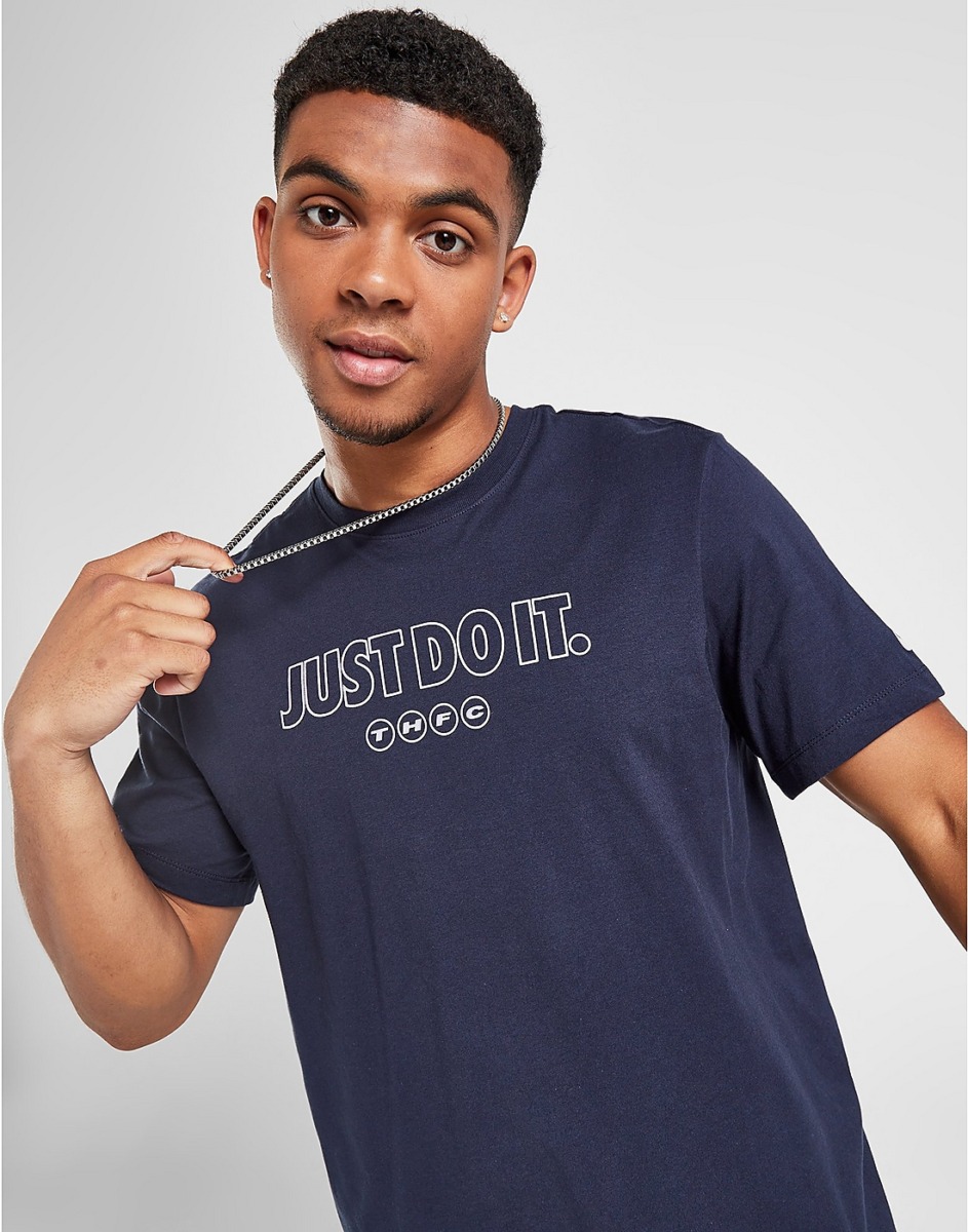 JD Sports Man T-Shirt in Blue by Nike GOOFASH