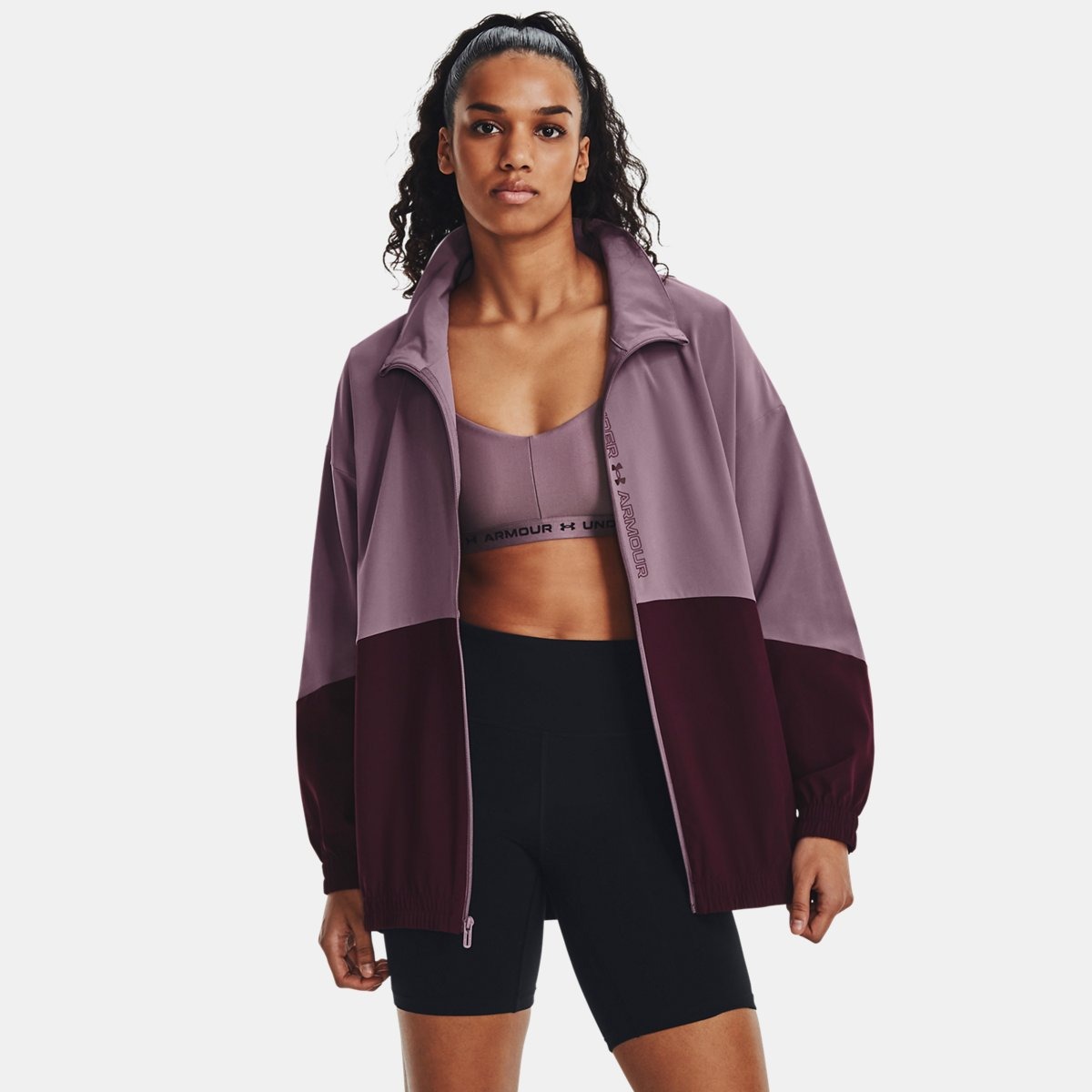 Jacket Purple for Women by Under Armour GOOFASH
