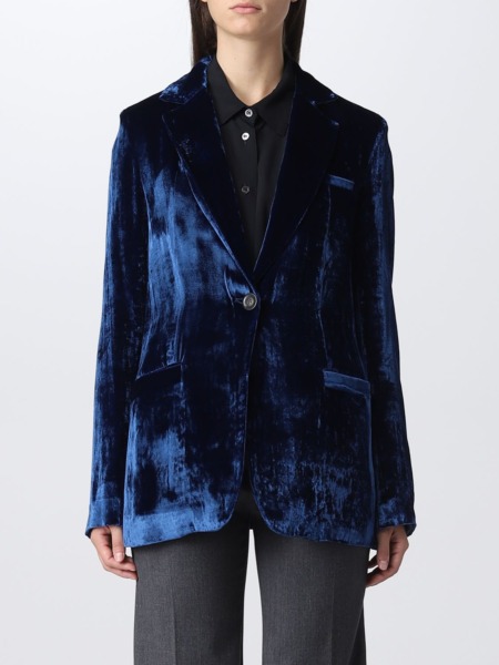 Jacket in Blue for Women from Giglio GOOFASH