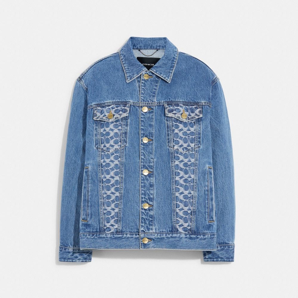 Jeans Jacket Blue for Women from Coach GOOFASH