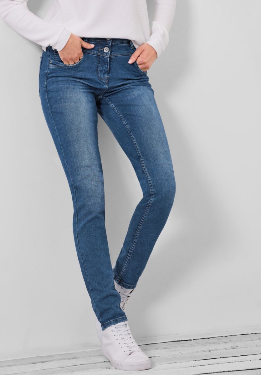 Jeans in Blue - Cecil - Woman Womens JEANS GOOFASH
