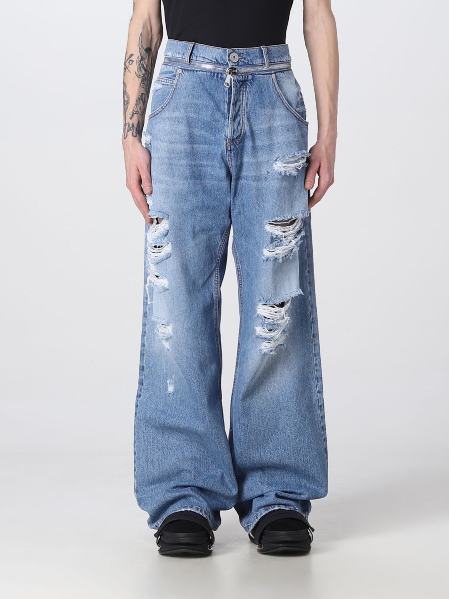 Jeans in Blue - Giglio Man - Balmain GOOFASH