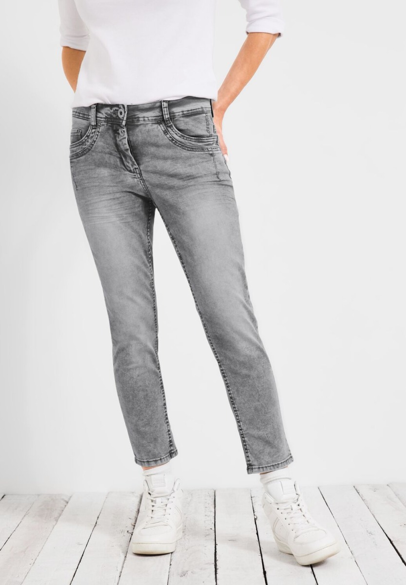 Jeans in Grey - Cecil - Woman - Cecil Womens JEANS GOOFASH