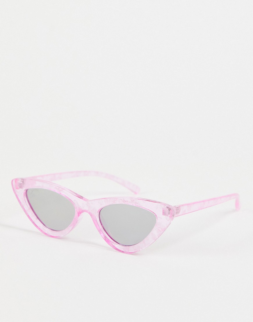 Jeepers Peepers Cat Eye Sunglasses Pink Asos Women GOOFASH
