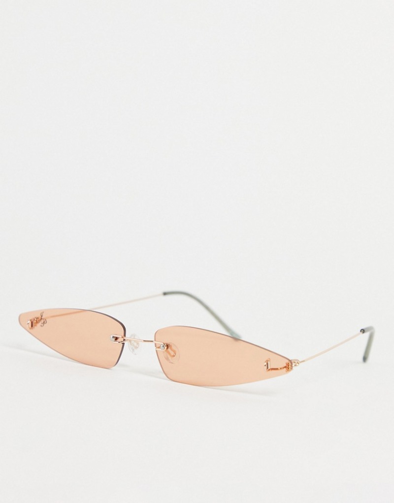 Jeepers Peepers Cat Eye Sunglasses Silver Asos Woman GOOFASH