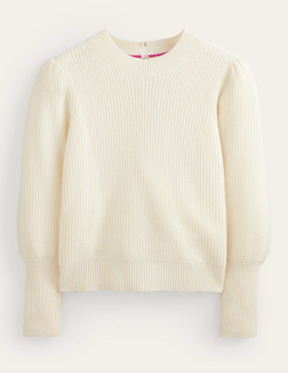 Jumper in Ivory for Woman by Boden GOOFASH