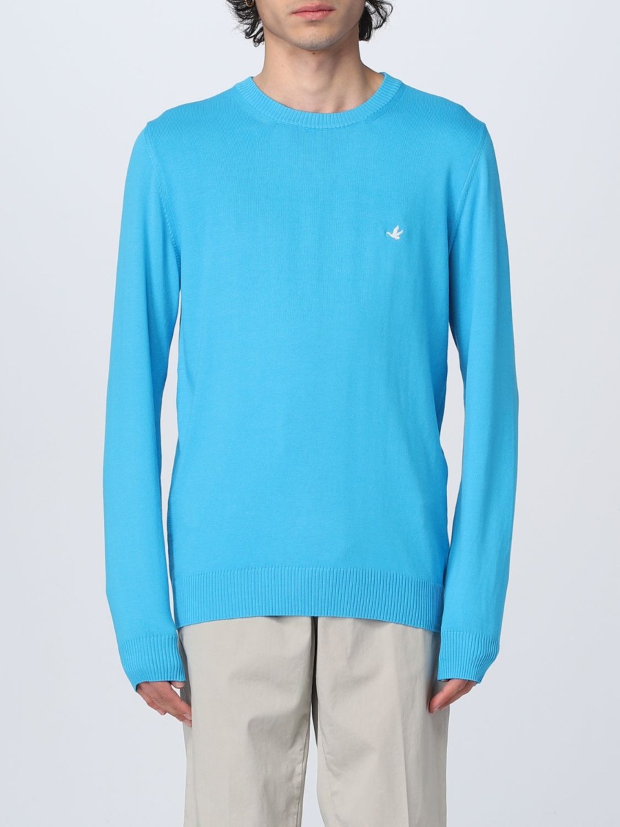 Jumper in Turquoise for Men at Giglio GOOFASH