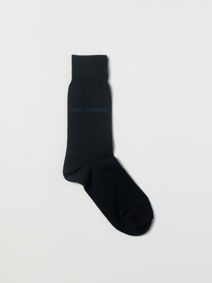 Karl Lagerfeld - Blue - Socks - Giglio - Men GOOFASH