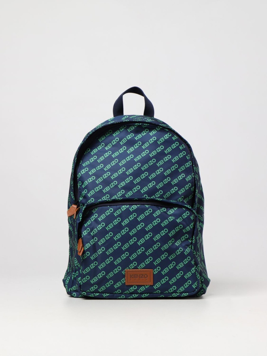 Kenzo - Man Backpack in Blue from Giglio GOOFASH