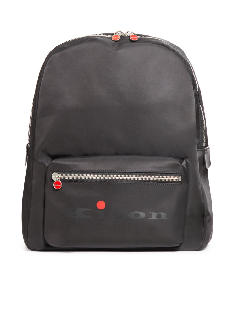 Kiton - Mens Backpack Black by Suitnegozi GOOFASH