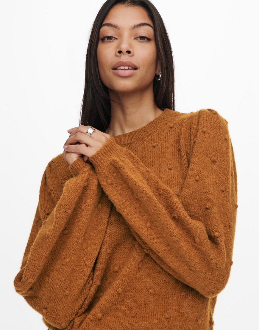 Knitted Sweater in Brown Asos - Jdy GOOFASH