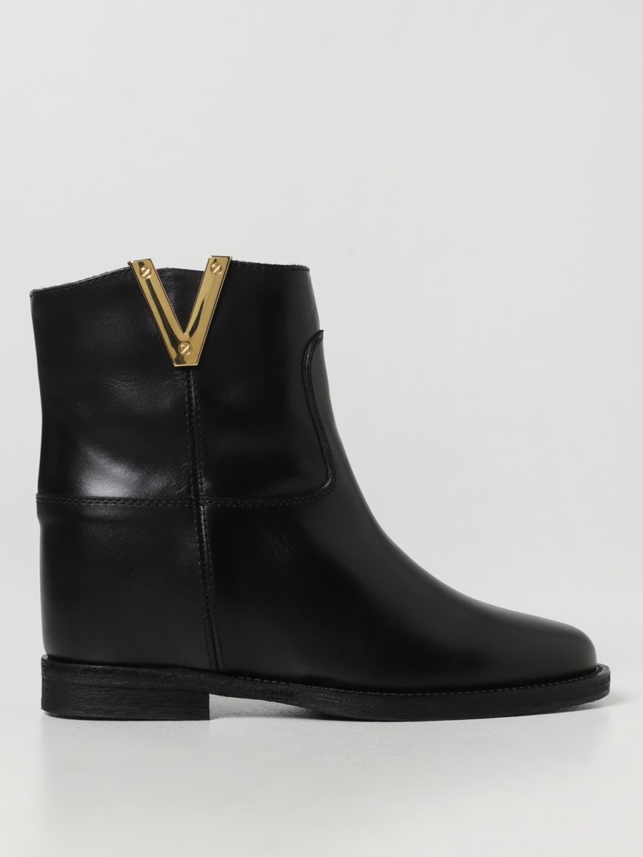 Ladies Ankle Boots Black Giglio Via Roma 15 GOOFASH