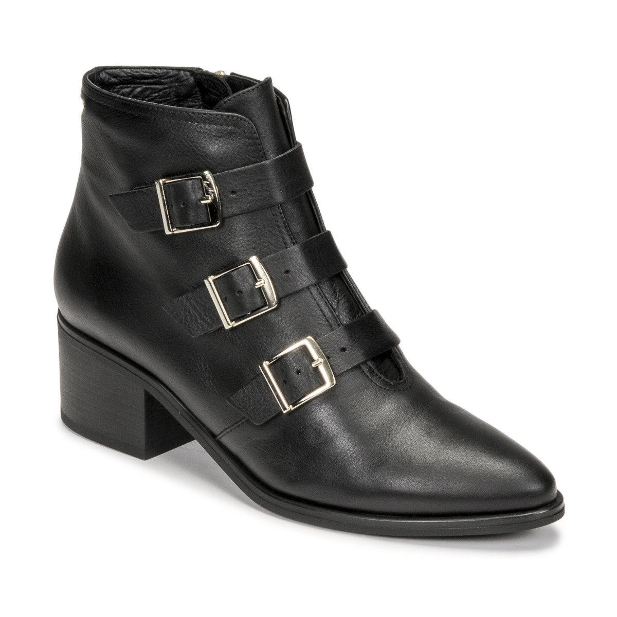 Ladies Ankle Boots in Black Spartoo Martinelli GOOFASH