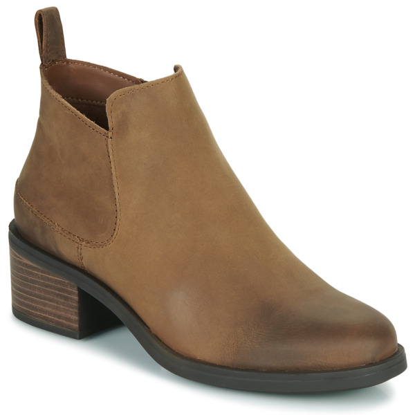 Ladies Brown Ankle Boots - Spartoo - Clarks GOOFASH