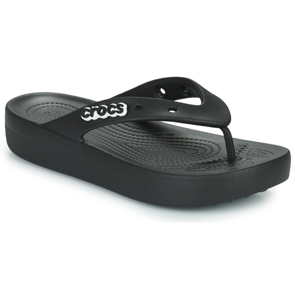 Ladies Flip Flops - Black - Crocs - Spartoo GOOFASH