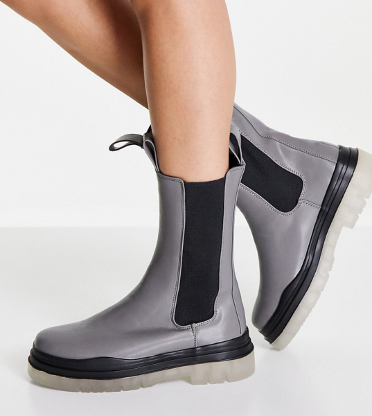 Ladies Grey - Boots - Asos GOOFASH