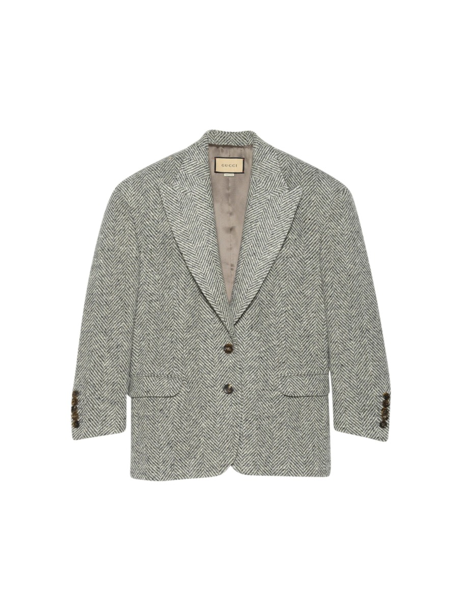 Ladies Grey Jacket Suitnegozi Gucci GOOFASH