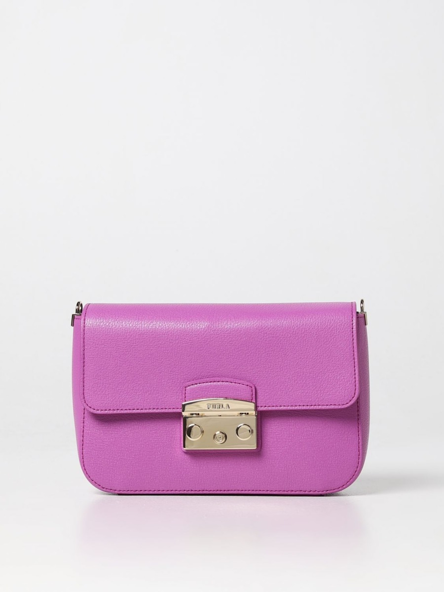Ladies Purple Bag Furla - Giglio GOOFASH