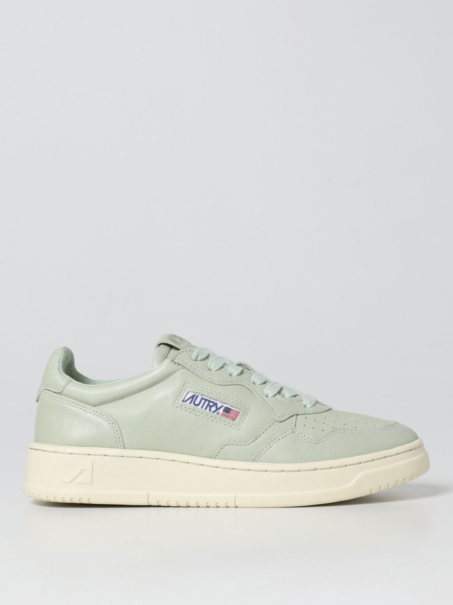 Ladies Sneakers in Green by Giglio GOOFASH