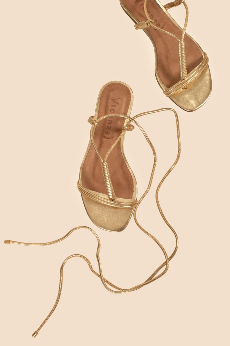 Ladies Strap Sandals - Gold - Trina Turk GOOFASH