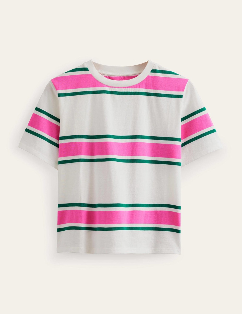 Ladies T-Shirt Pink by Boden GOOFASH