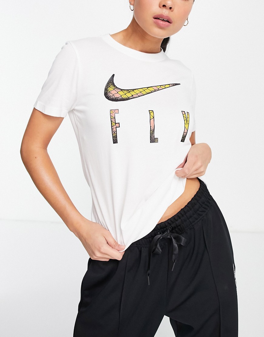 Ladies T-Shirt in White Nike - Asos GOOFASH