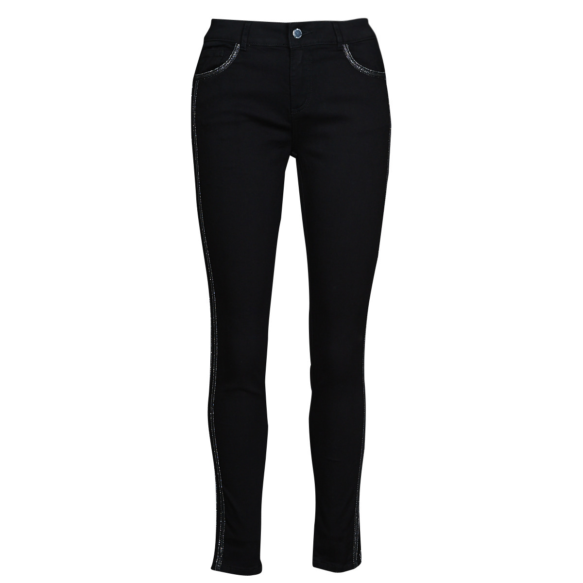 Ladies Trousers in Black - Morgan - Spartoo GOOFASH