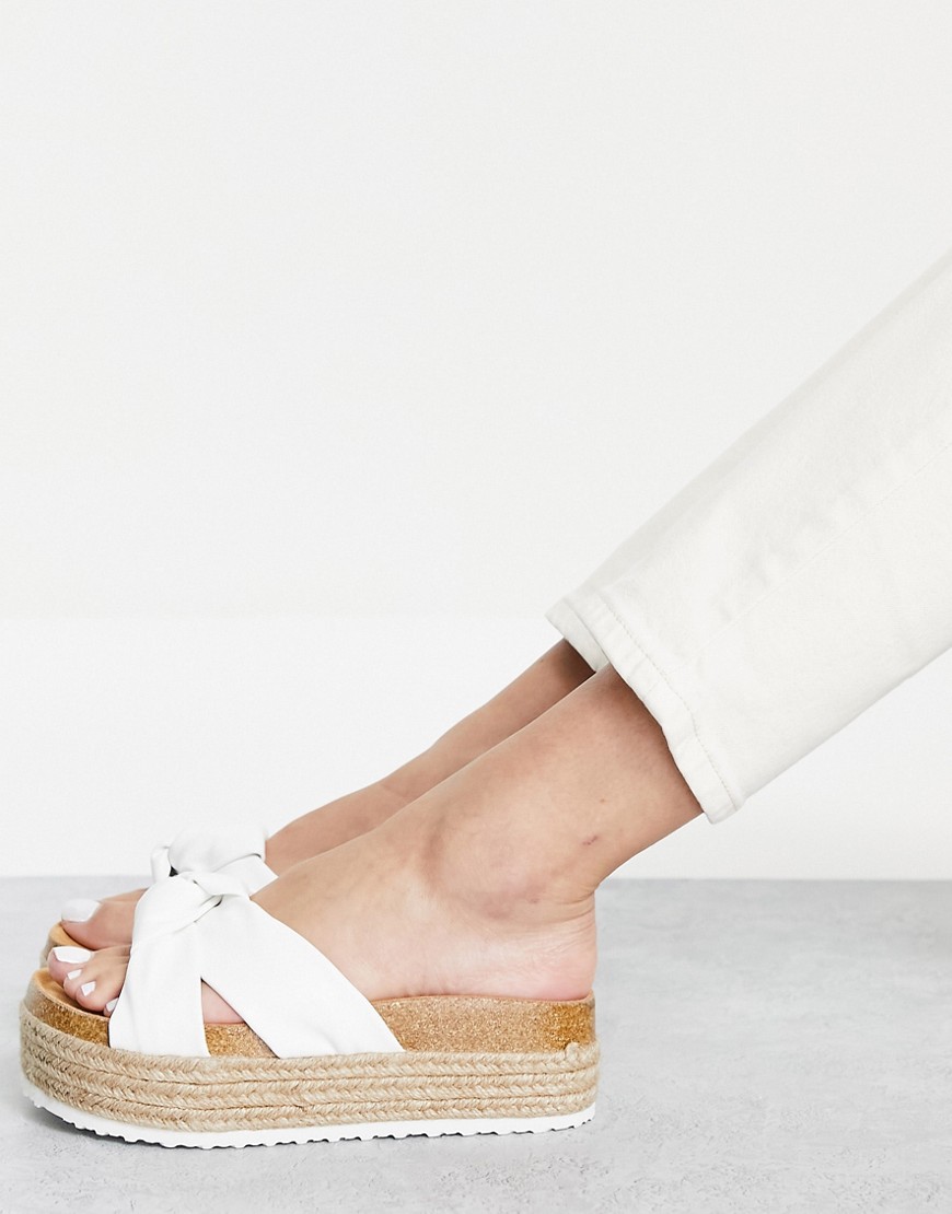 Ladies White Sandals by Asos GOOFASH