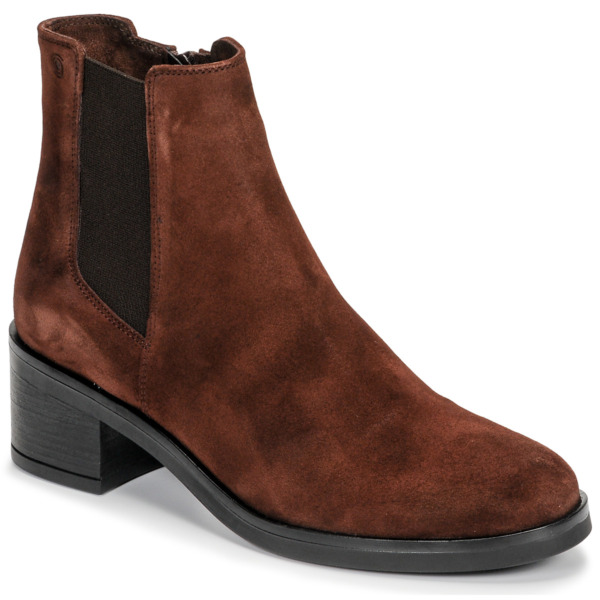 Lady Ankle Boots in Brown by Spartoo GOOFASH