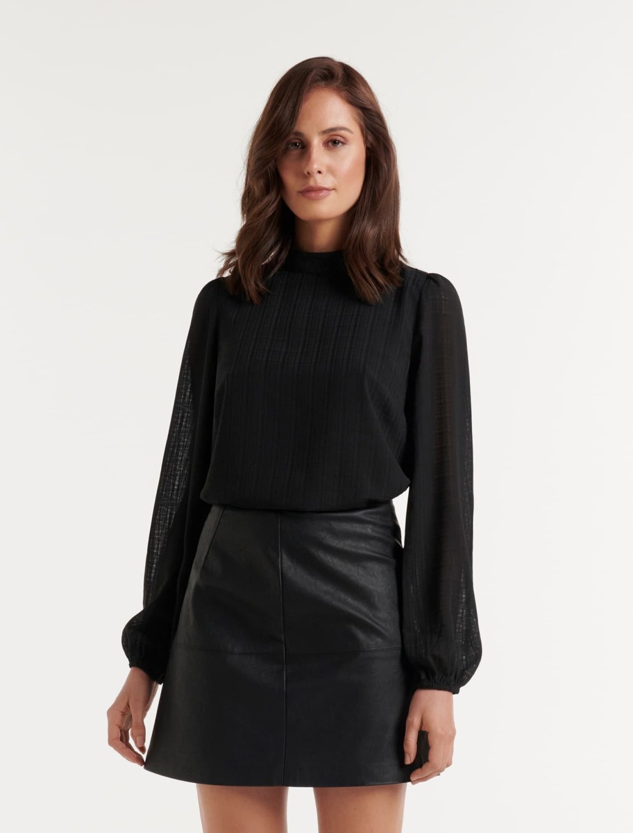 Lady Blouse in Black - Ever New GOOFASH