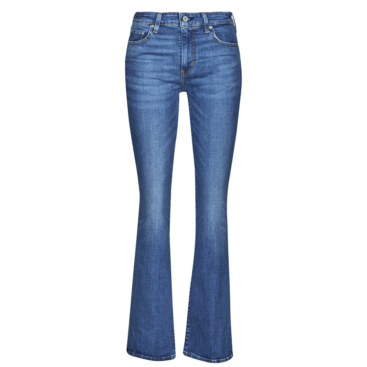 Lady Bootcut Jeans in Blue Spartoo - Levi's GOOFASH