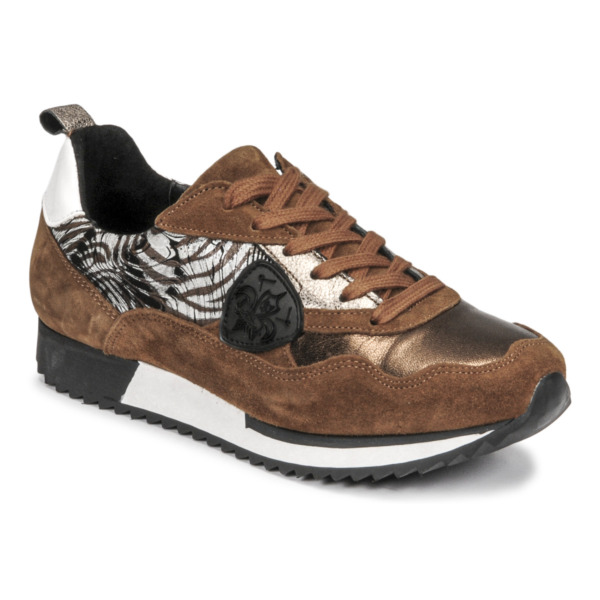Lady Brown Sneakers by Spartoo GOOFASH