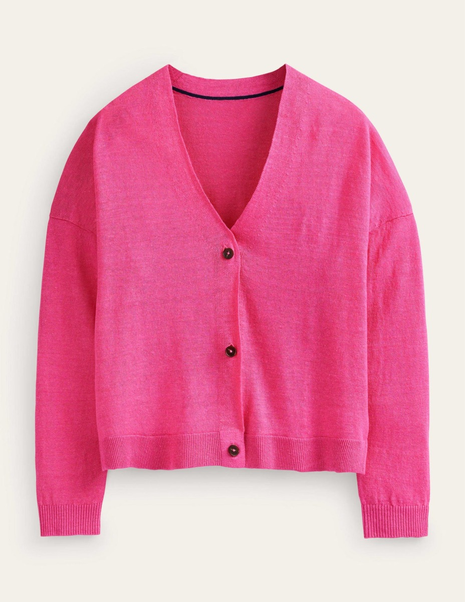 Lady Cardigan in Pink - Boden GOOFASH