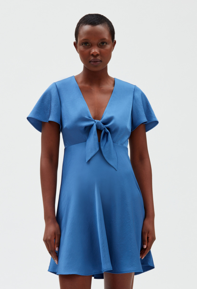 Lady Dress in Blue Claudie Pierlot GOOFASH