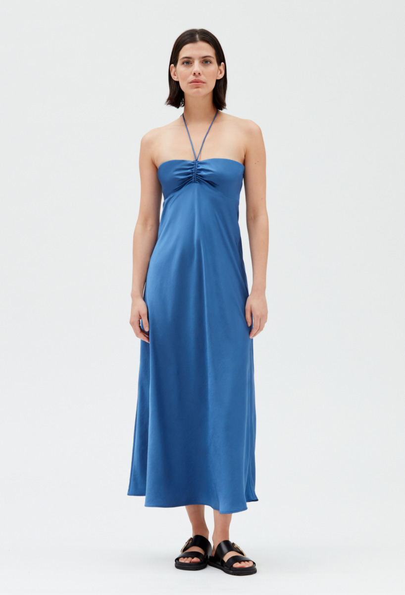 Lady Dress in Blue - Claudie Pierlot GOOFASH
