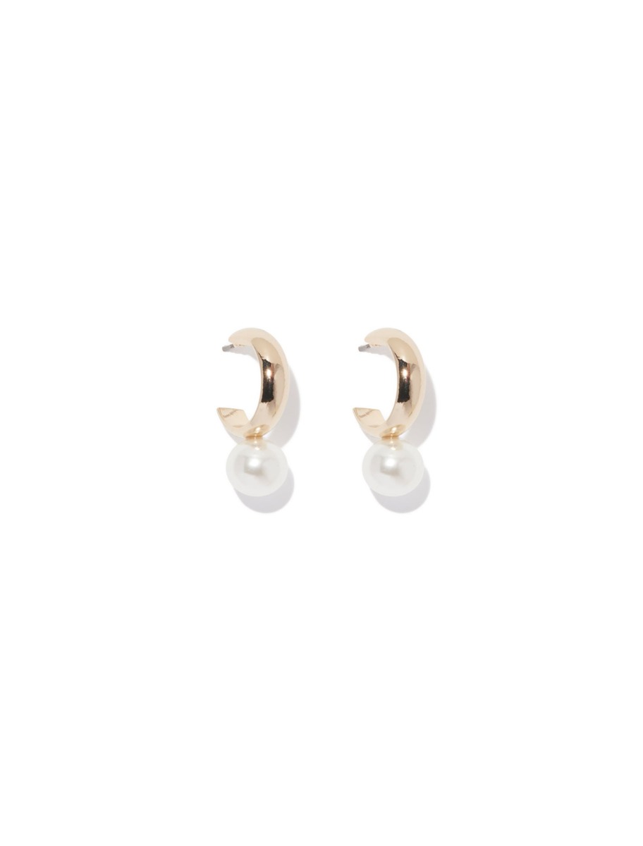 Lady Earrings Ivory Ever New GOOFASH