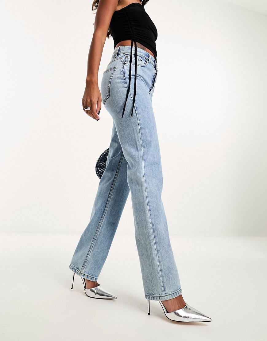 Lady Jeans in Blue Asos GOOFASH