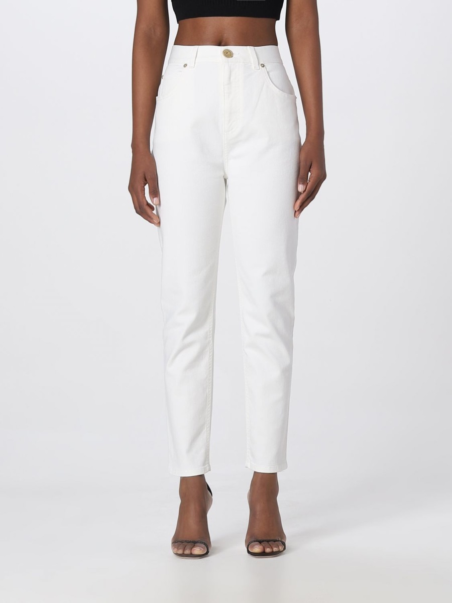 Lady Jeans in White - Giglio GOOFASH