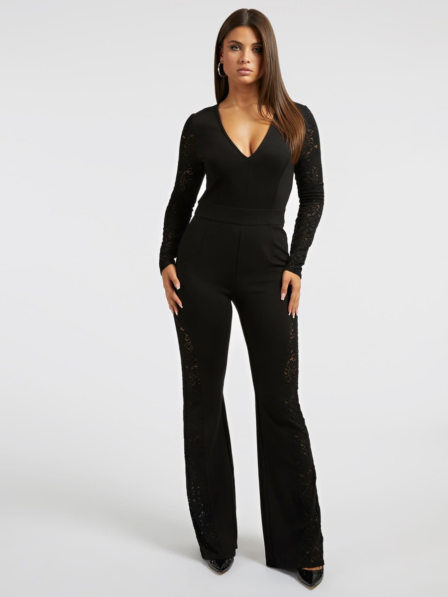 Lady Jumpsuit in Black by Guess GOOFASH