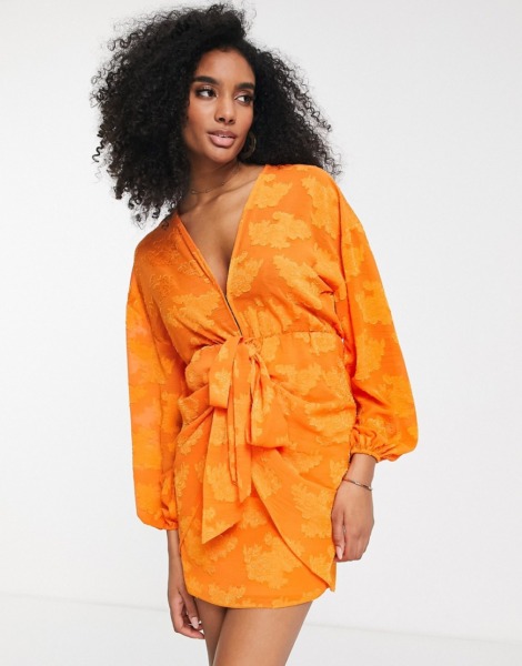 Lady Orange - Mini Dress - Asos GOOFASH