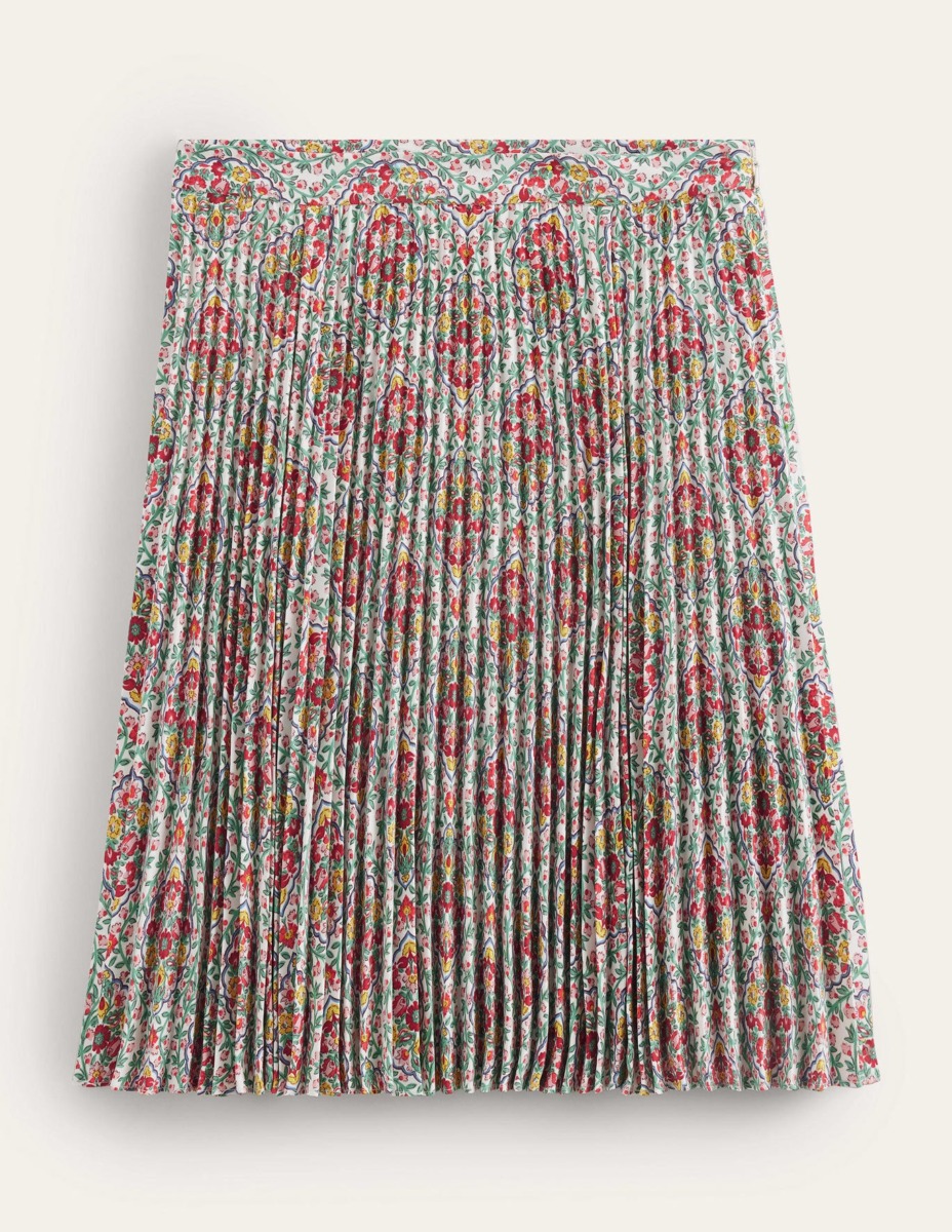 Lady Pleated Skirt Multicolor from Boden GOOFASH
