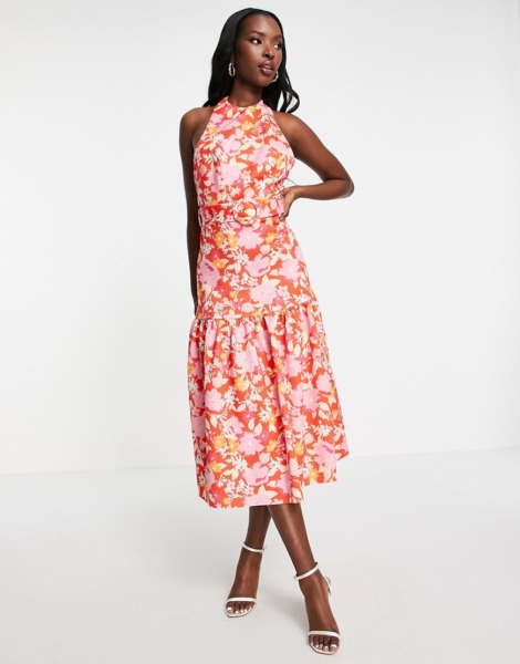 Lady Prom Dress in Multicolor from Asos GOOFASH