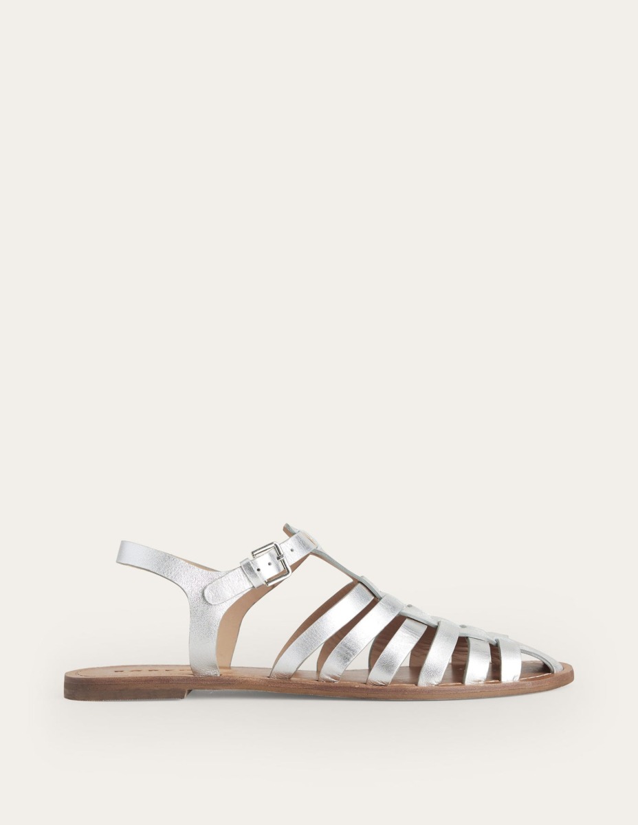 Lady Sandals in Silver Boden GOOFASH