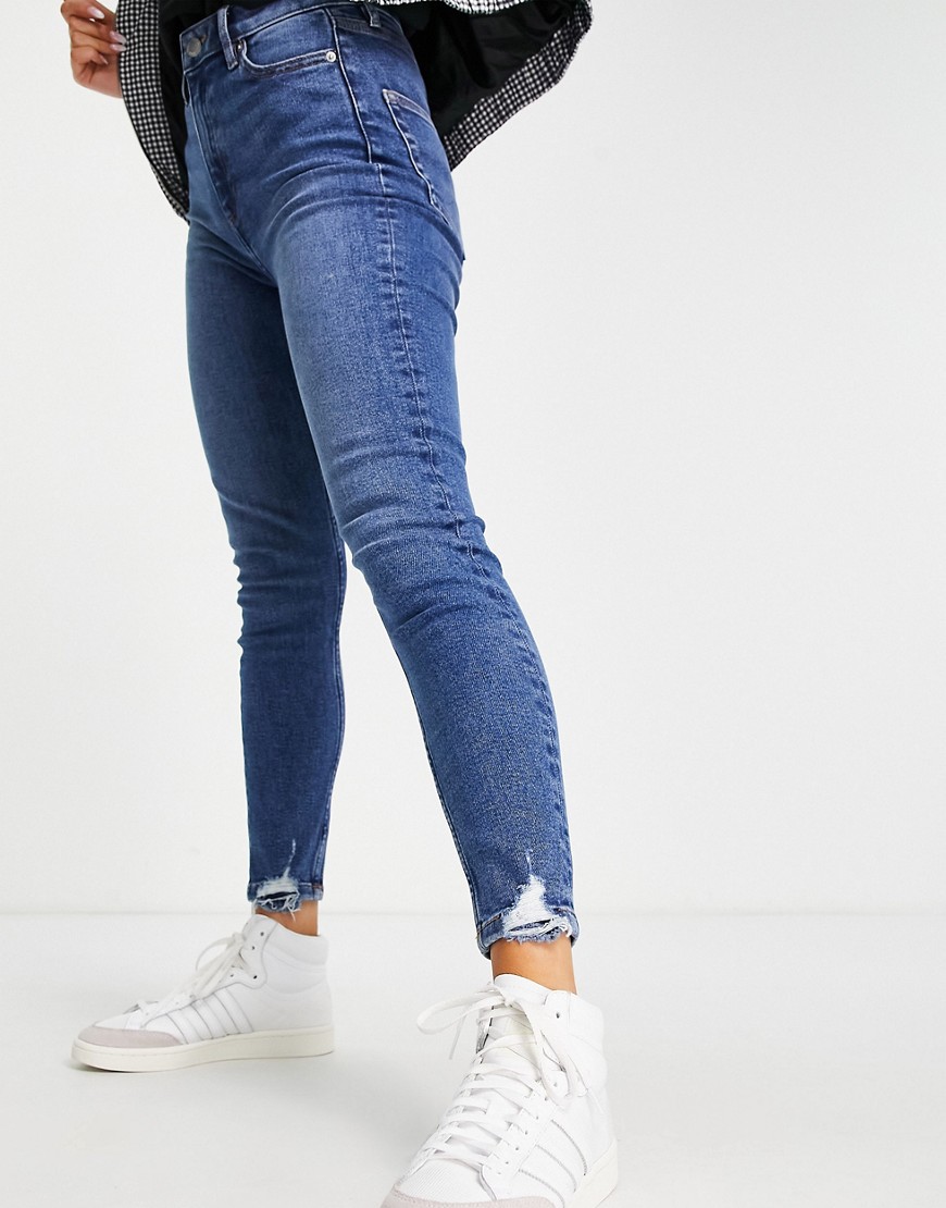 Lady Skinny Jeans in Blue - Asos GOOFASH