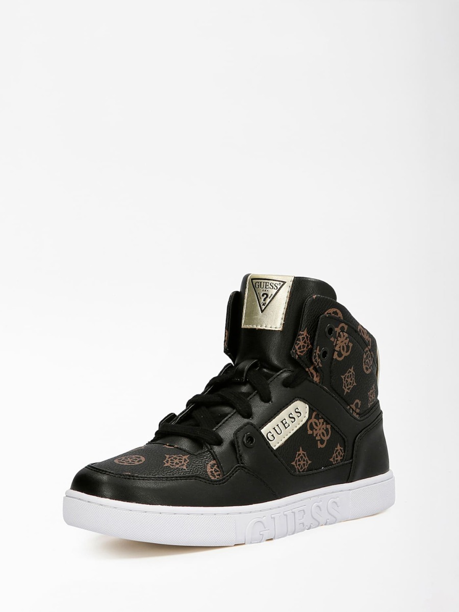 Lady Sneakers Brown Guess GOOFASH