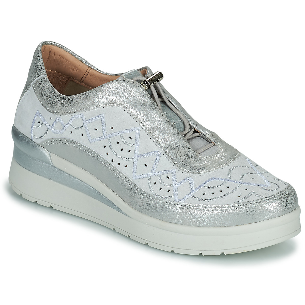 Lady Sneakers - Silver - Stonefly - Spartoo GOOFASH