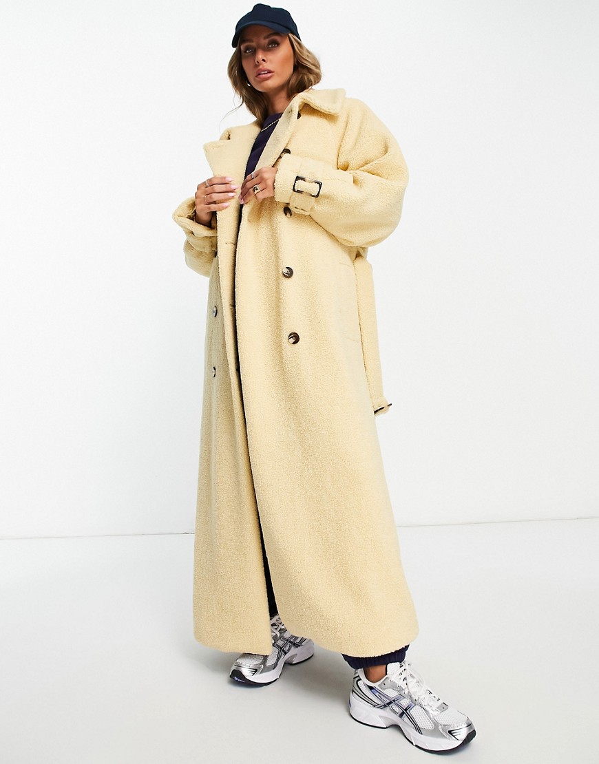 Lady Trench Coat in Ivory from Asos GOOFASH